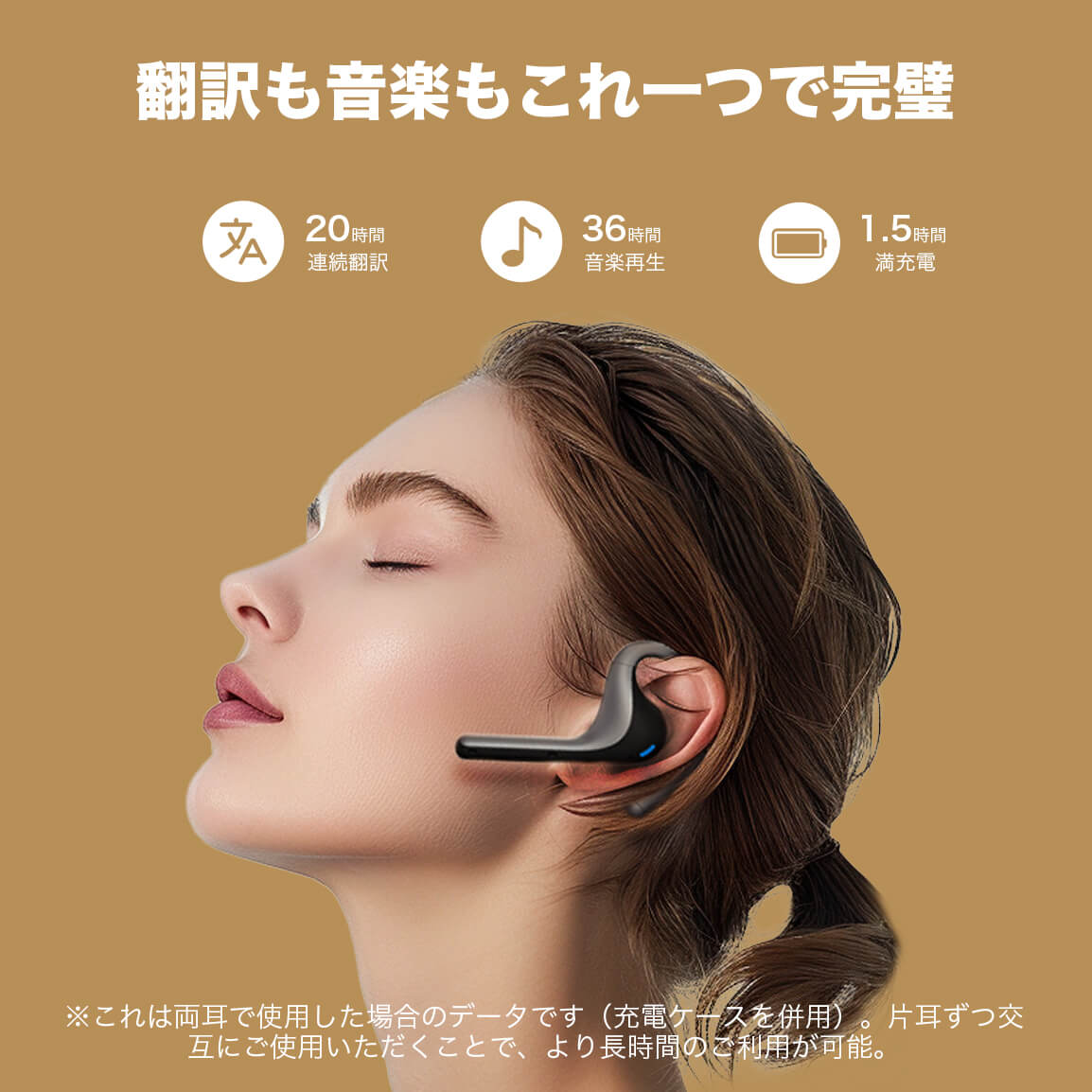 W4 Pro AI通訳イヤホン
